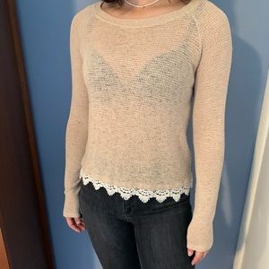 MOSSIMO tan sweater